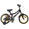 vidaXL Bērnu Velosipēds 14 Collas no 3-5 gadiem Melns