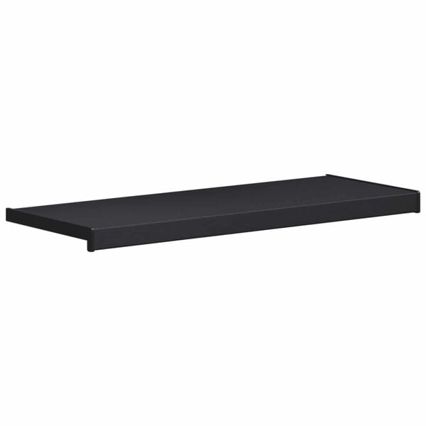 vidaXL Logu palodze Antracīts ar koka tekstūru 80 x 30 x 4,5 cm PVC