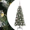 vidaXL Mākslīgā Ziemassvētku eglīte Zaļa 120 cm