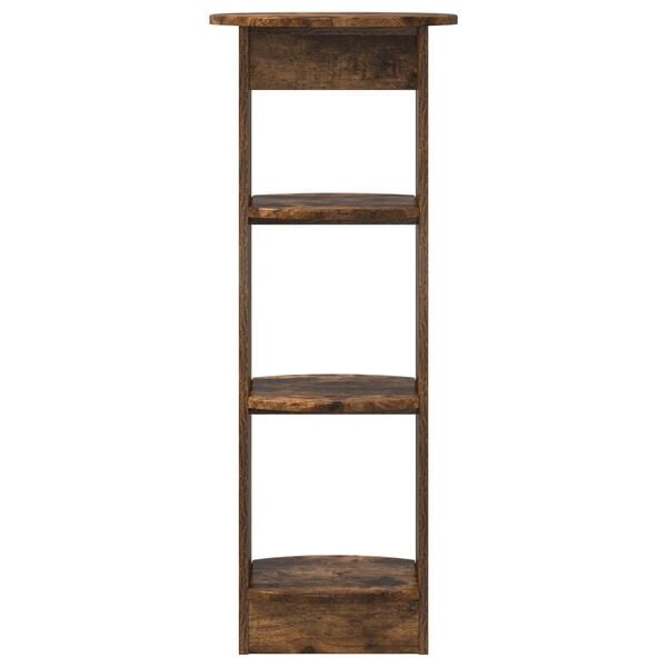 vidaXL Sānu skapis Kūpināts Ozols 40 x 40 x 100 cm Inženierijas koks