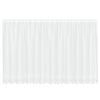 vidaXL Mežģīņu aizkars ar aizkariem Balts 140 x 400 cm Poliesters