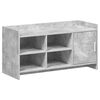 vidaXL Apavu skapis Betona pelēks 100 x 39,5 x 51 cm Inženierijas koks