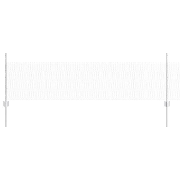 vidaXL Žogs ar stabu Sudraba 0,5 x 10 m Tērauds