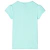 Bērnu T-krekls, gai&scaron;a piparmētru, 104