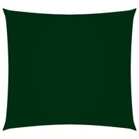 vidaXL saulessargs, 2x2 m, kvadrāta forma, tumši zaļš oksforda audums