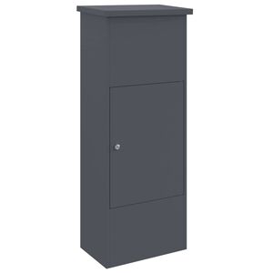 vidaXL Paku nodo&scaron;anas kaste Antracīts 44,5 x 29 x 110,5 cm Tērauds
