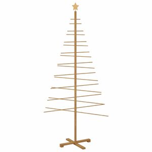 vidaXL Koka Ziemassvētku koks Brūna 210 cm Bambuss