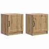 vidaXL Nakts skapītis 2 pcs Artisan Ozols 43 x 34,5 x 47 cm