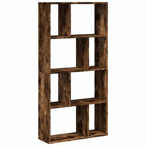 vidaXL grāmatu plaukts, ozola krāsa, 60x20x120,5 cm, inženierijas koks