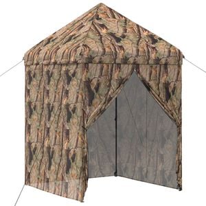 vidaXL Pop-up paviljons ar 4 sienām 2 x 2 m Meža kamuflāža