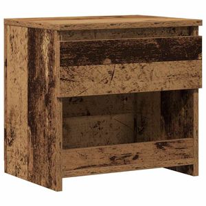 vidaXL Nakts skapis Old Wood 40x30x39 cm Engineered Wood