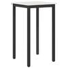 vidaXL Bāra galds Balts 60 x 60 x 105 cm Ciets priedes koks