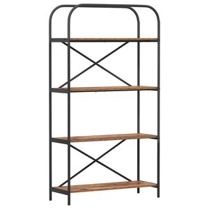 vidaXL Grāmatu plaukts 4 līmeņi 80 x 30 x 146 cm Inženierijas koks