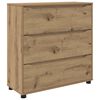 vidaXL Skapītis 80 x 31 x 81 cm Inženierijas koks Artisānā ozols