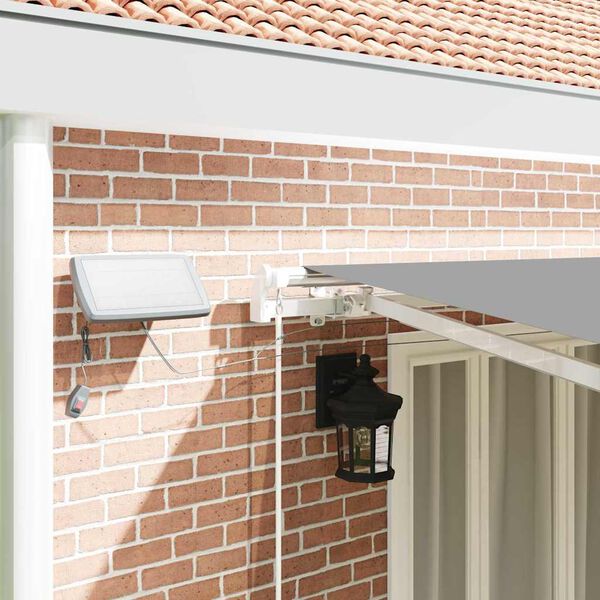 vidaXL Pārklājuma struktūra Balts 600 &times; 300 cm Alumīnijs