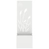 vidaXL Dārza privātuma ekrāns Balts 50 x 140 cm Auksti velmēta tērauds