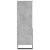 vidaXL augstais skapītis, betonpelēks, 40x36x110 cm, inženierijas koks