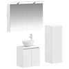 vidaXL Vannas istabas mēbeļu komplekts 4 pcs Balts
