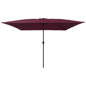vidaXL Dārza parasols Bordo sarkans 295 x 295 x 245 cm