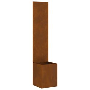 vidaXL Dārza privātuma ekrāns Rūsa 32 x 32 x 150 cm Novecināts tērauds