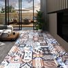 vidaXL Grīdas dēļi 55 pcs Daudzkrāsains 5,11 m&sup2; PVC