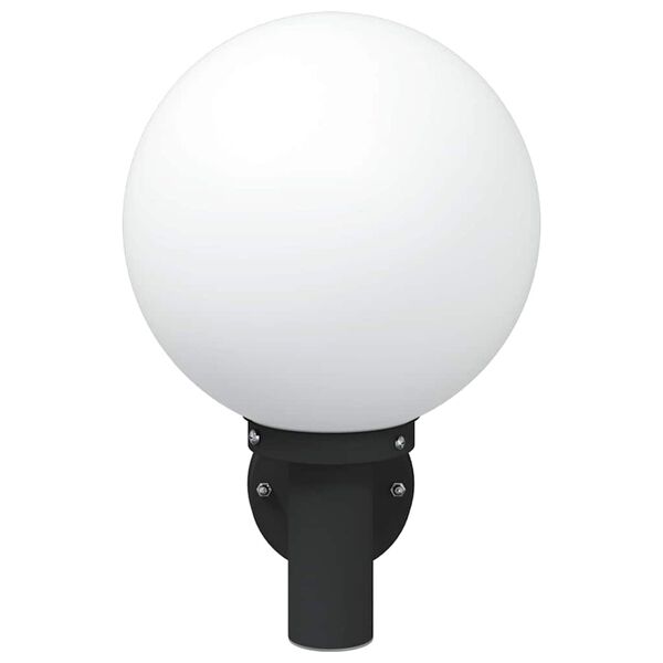 vidaXL Āra sienas gaisma Melna 28 x 25 x 38 cm