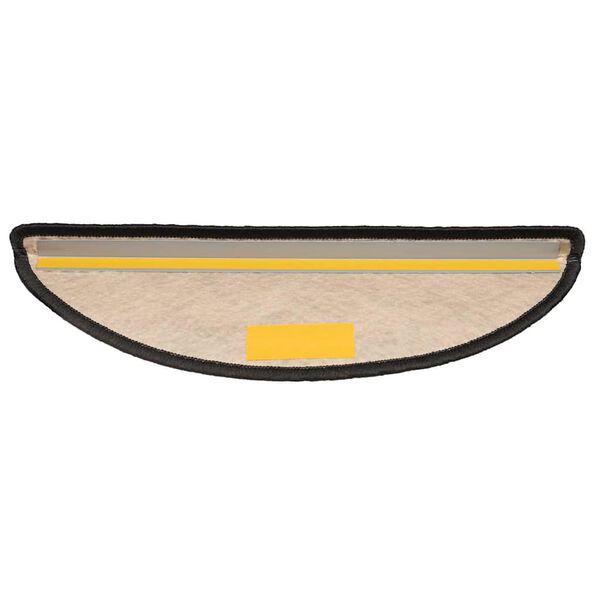 vidaXL kāpņu paklāji, 30 gab., pa&scaron;līmējo&scaron;i, 56x17x3 cm, antracītpelēki