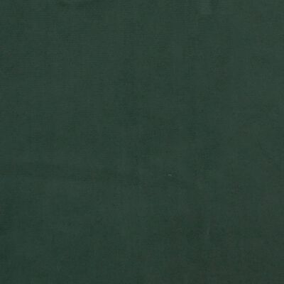 vidaXL gultas rāmis, tumši zaļš, 90x200 cm, samts