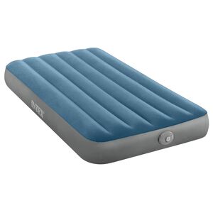 INTEX INTEX Gaisa gulta ar sūkni 99 x 191 x 25 cm Tum&scaron;i zila un pelēka