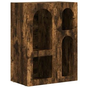 vidaXL Puse ELST Dūmaka ozols 59 x 35 x 80.5 cm Inženierijas koks