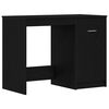 vidaXL Galds Melns ozolkoks 100 x 50 x 76 cm Inženierijas koks