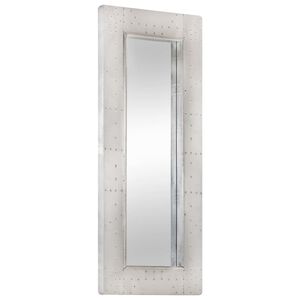 vidaXL spogulis, aviācijas dizains, 110x50 cm, metāls