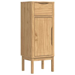 vidaXL Vannas istabas skapītis FLORO Vaks brūns 35 x 30 x 90 cm