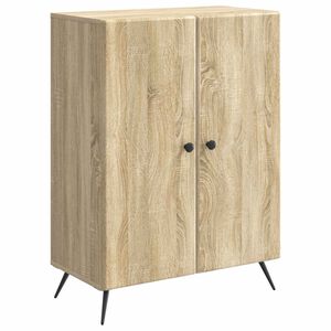 vidaXL Puse Sonomas ozols 66 x 34,5 x 90 cm Inženierijas koks