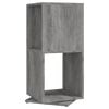 vidaXL grozāms plaukts, betonpelēks, 34,5x34,5x75,5 cm, skaidu plātne