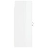 vidaXL sienas skapītis, 34,5x34x90 cm, inženierijas koks, balts