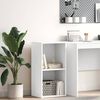 vidaXL Grāmatu skapis Balts 40x30x76,5 cm Engineered Wood