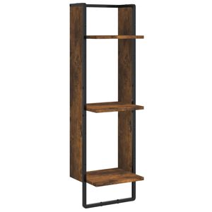 vidaXL 3-līmeņu sienas plaukts, 30x25x100 cm, inženierijas koks