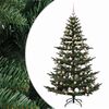 vidaXL Mākslīgā Ziemassvētku egle ar bumbiņu 210 cm 300 LED