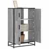 vidaXL Highboard Grey Sonoma 68x35x106,5 cm Engineered Wood and Metal