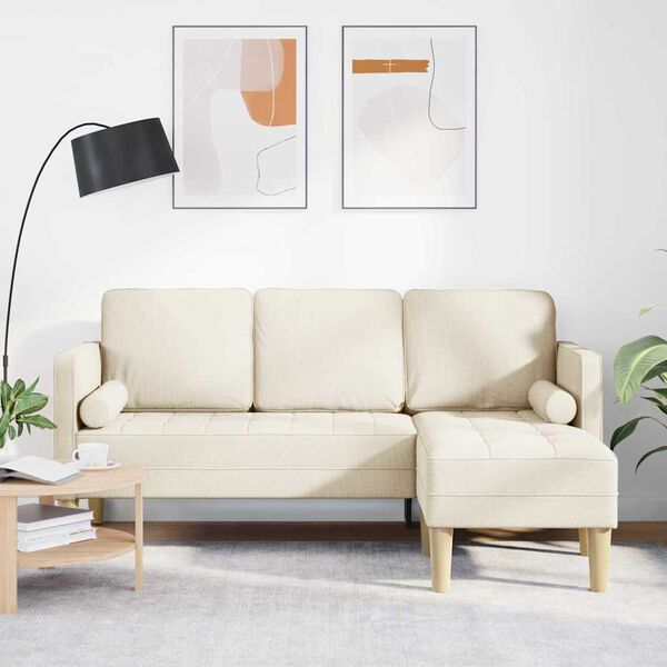 vidaXL Dīvānu komplekts Lins 173 x 131 x 67 cm audums