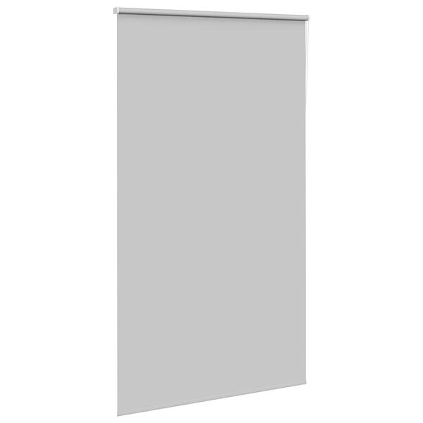 vidaXL Rullo žalūzija gai&scaron;i pelēks 135x230 cm auduma platums 131,6 cm