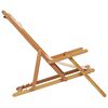 vidaXL saliekams pludmales krēsls, bē&scaron;s, eikalipta masīvkoks, audums