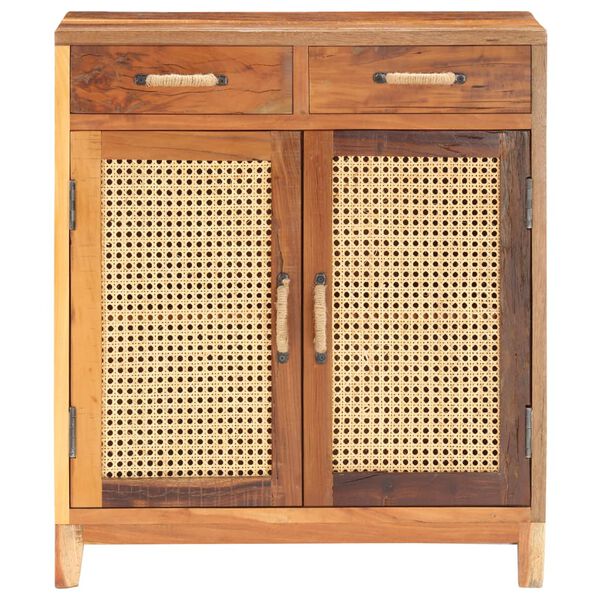 vidaXL kumode, 65x35x75 cm, pārstrādāts masīvkoks