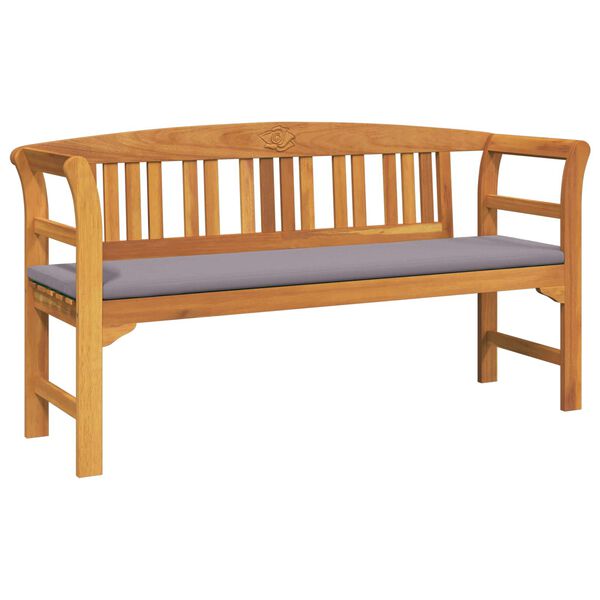 vidaXL sols Dabīgā eļļas apdare 157 x 46 x 82,5 cm Cietā akācijas koks