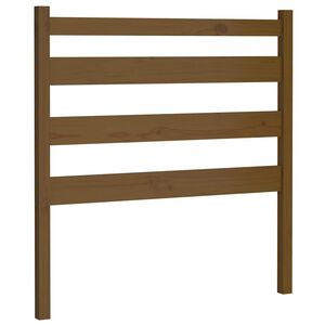 vidaXL gultas galvgalis, medus brūns, 81x4x100 cm, priedes masīvkoks