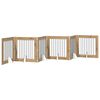 vidaXL Salokāms suņu vārti ar statīviem 6 pcs Artisan Ozols 482 cm