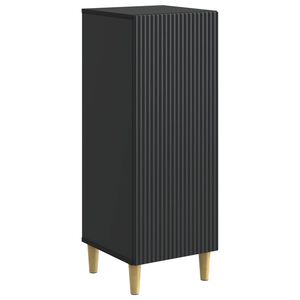 vidaXL Puse Melns 33 x 34,5 x 90 cm Inženierijas koks
