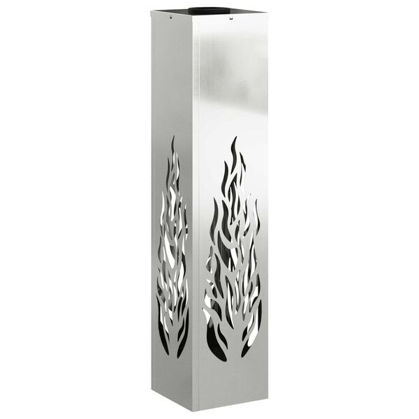 vidaXL Saules LED ceļa gaisma 2 pcs Sudraba Cinkots tērauds