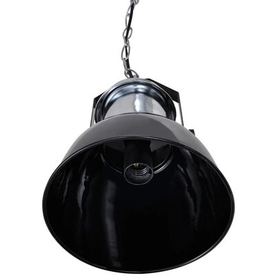 vidaXL griestu lampas, 2 gab., regulējams augstums, metāls, melnas